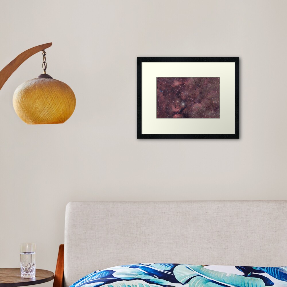 Gamma Cygni Nebula Framed Art Print