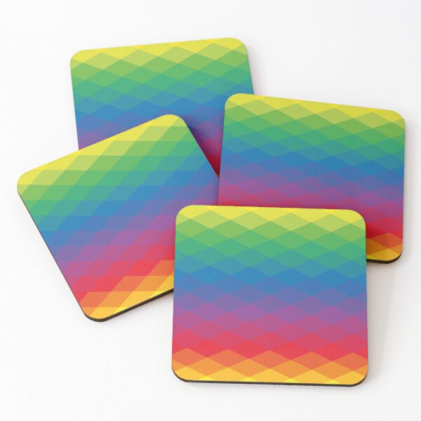 Item preview, Colourful Rainbow Mosaic Art designed and sold by Funny-Vintage.