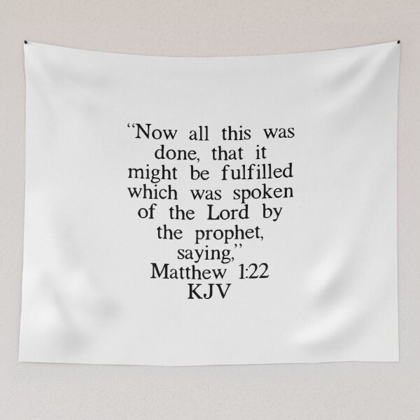 Item preview, Matthew 1:22 KJV designed and sold by IBMClothing.