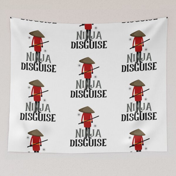 Item preview,  Ninja Disguise - Funny Samurai Common Joke designed and sold by Seopdesigns.