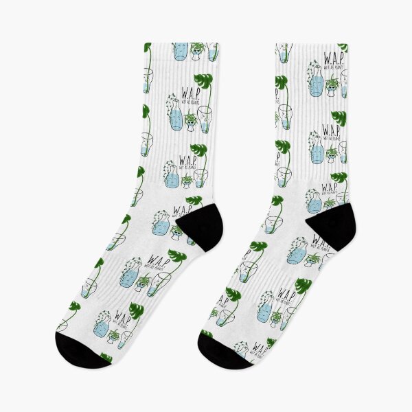Item preview, Wet As Plants - WAP - Cute Funny Plant Art  designed and sold by EmpressEyrie.