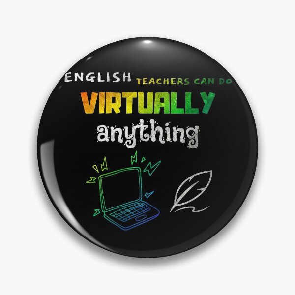Item preview, ENGLISH TEACHERS CAN DO VIRTUALLY ANYTHING RAINBOW designed and sold by NiceSign.