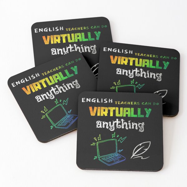 Item preview, ENGLISH TEACHERS CAN DO VIRTUALLY ANYTHING RAINBOW designed and sold by NiceSign.