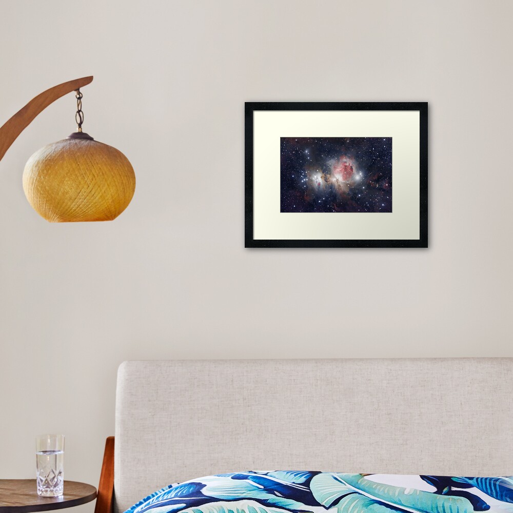 M42 Orion Nebula Framed Art Print
