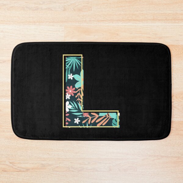 Item preview, Letter L retro flowers designed and sold by knst-wrk.