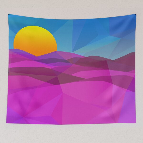 Item preview, Aesthetic Sun With Mountains  designed and sold by MassiveMo.