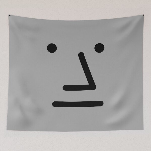 Item preview, Classic NPC Wojak Face 4chan Meme designed and sold by SolarCross.
