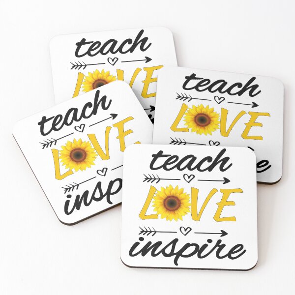 Item preview, Teach Love Inspire Cute Sunflower designed and sold by beruc.