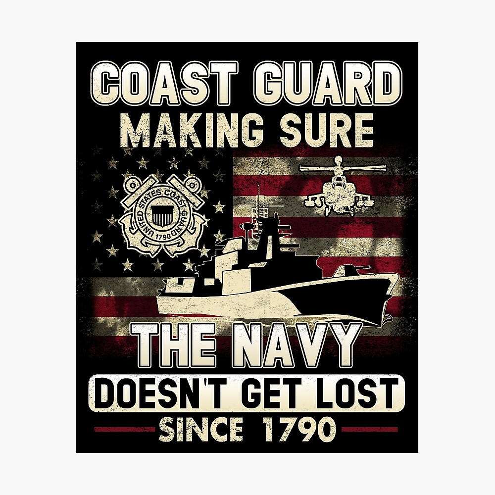 Funny Coast Guard Making Sure Navy Doesnt Get Lost pic