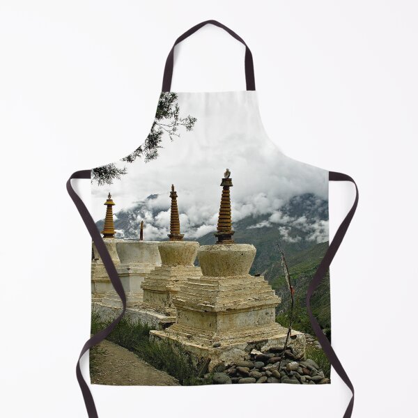 Item preview, Buddhist Stupas Himalaya Mountains Landscape, India designed and sold by worldways.