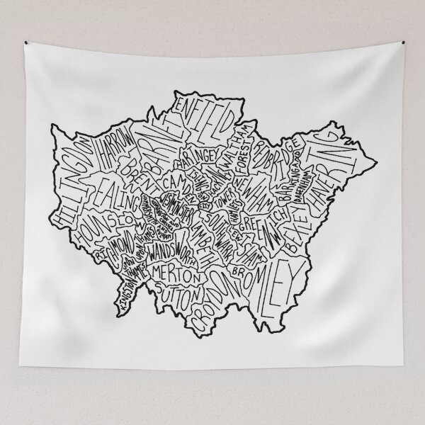 Item preview, Map of London designed and sold by Calen  Picard-Carroll.