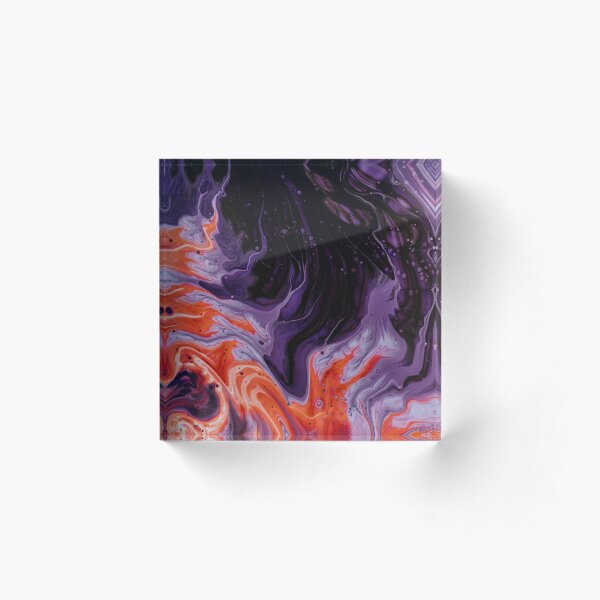 Acrylic pour Acrylic Block