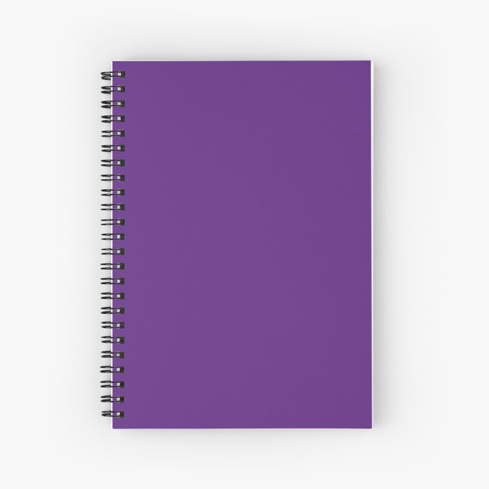 "Purple" Spiral Notebook for Sale by HOUSEMONTAGUE Redbubble