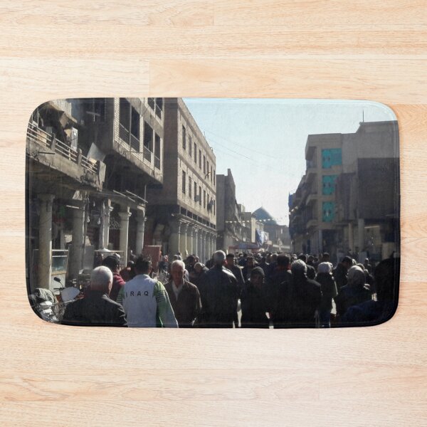 Item preview, Busy Street in Old Town, Baghdad, Iraq designed and sold by Heaven-Earth.