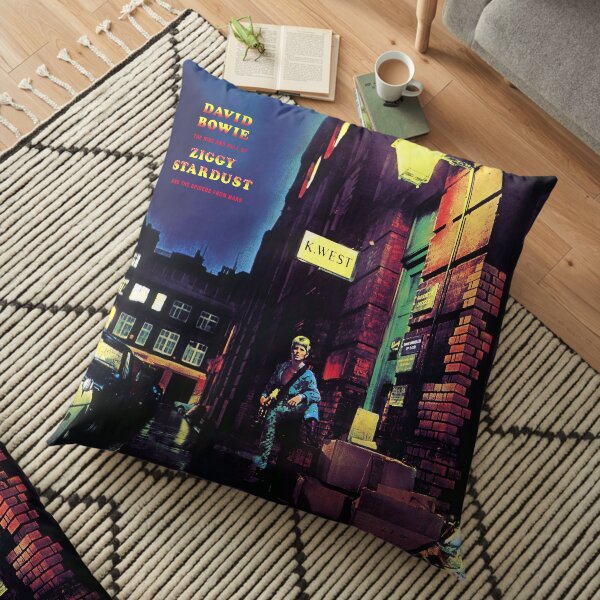 The Rise and Fall of Ziggy Stardust (HD) Floor Pillow
