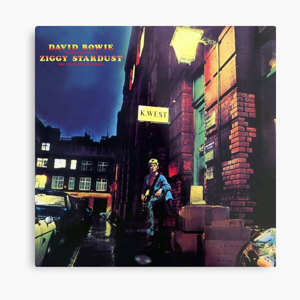 The Rise and Fall of Ziggy Stardust (HD) Metal Print