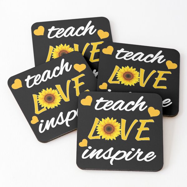 Item preview, Teach Love Inspire Cute Sunflower designed and sold by beruc.