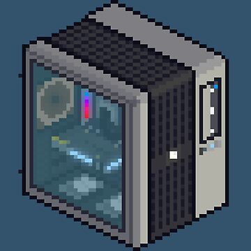 Thumbnail for technology and programming discord server, pixel art