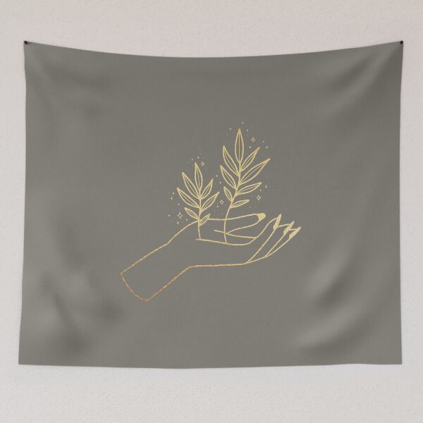Item preview, Hand with plant  designed and sold by pinapurri.