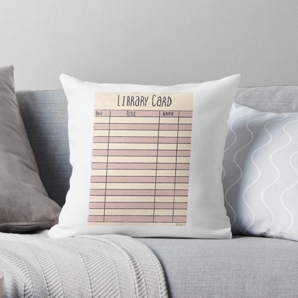 Item preview, Throw Pillow designed and sold by livelonganddraw.