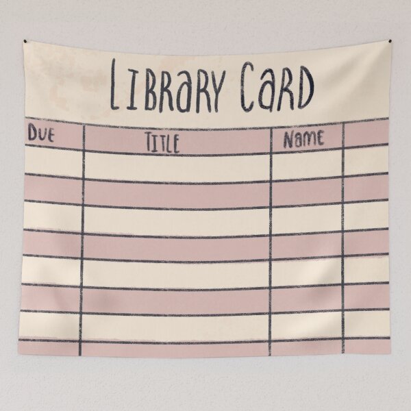 Item preview, Library Card designed and sold by Manda Lyn LaCorte.