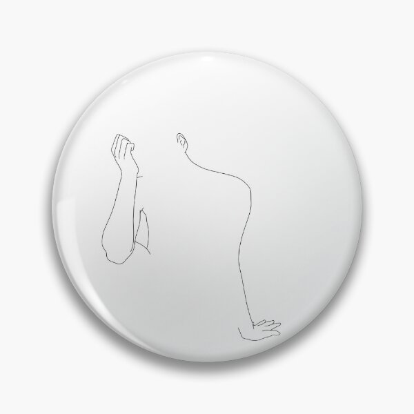 Item preview, Nude figure line drawing illustration - Jemima designed and sold by TheColourStudy.