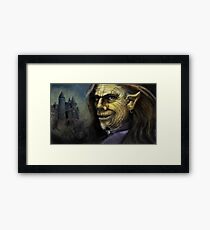 The Master stroke Framed Print