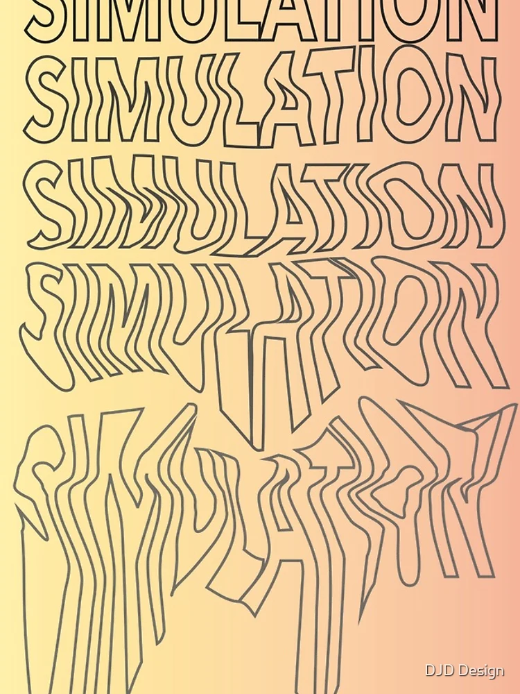 Thumbnail 4 of 4, iPhone Case, Distorted Simulation designed and sold by DJD Design.