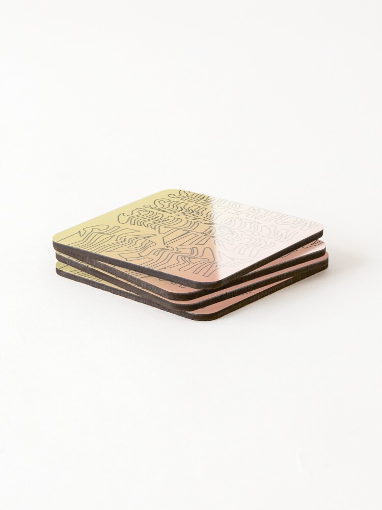 Thumbnail 4 of 5, Coasters (Set of 4), Distorted Simulation designed and sold by DanDobsonDesign.