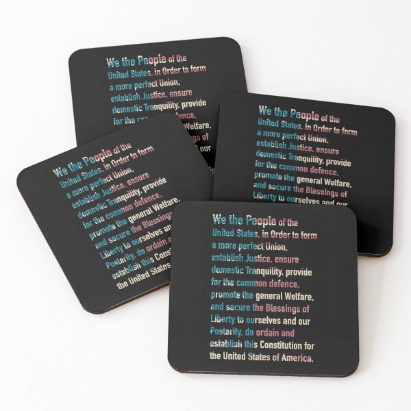 Item preview, We the People ... The U.S. Constitution Preamble designed and sold by AwesomeProject.