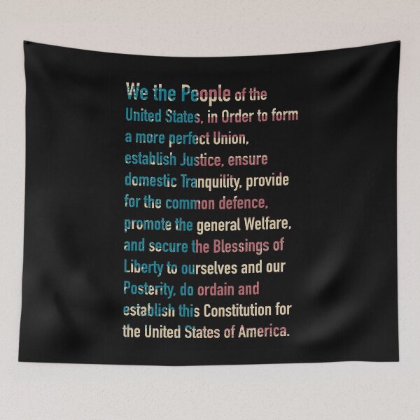 Item preview, We the People ... The U.S. Constitution Preamble designed and sold by AwesomeProject.