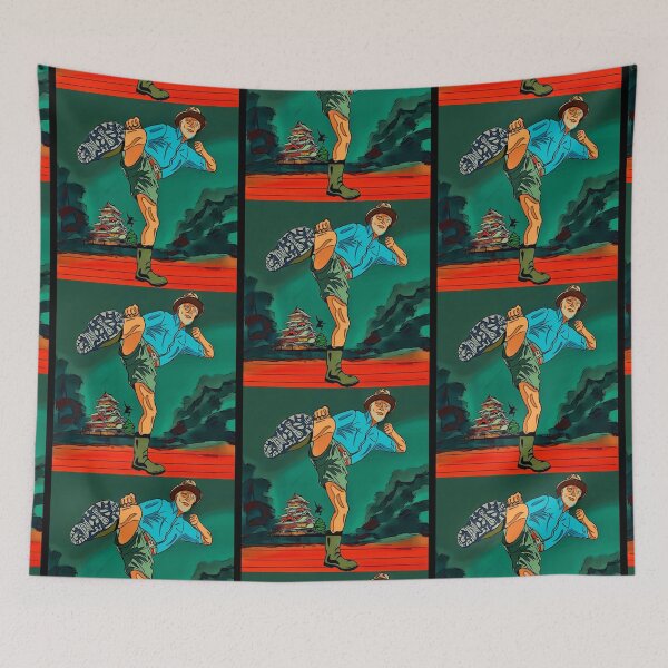 Item preview, Cool Kung fu Ninja Old Man Warrior, Karate Illustration, Gift For Man designed and sold by Seopdesigns.
