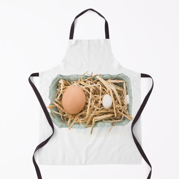 Item preview, Two very different eggs isolated on white designed and sold by Grégory DUBUS.