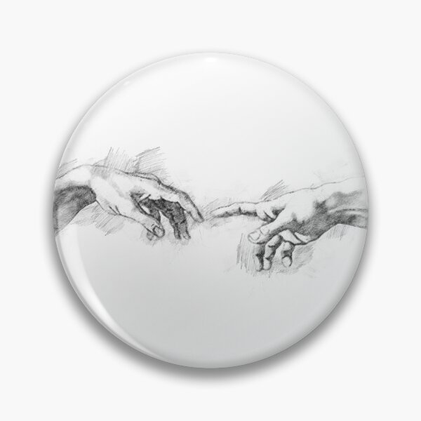 Item preview, Pencil Drawing - Hand Of Creation Adam designed and sold by onicon.