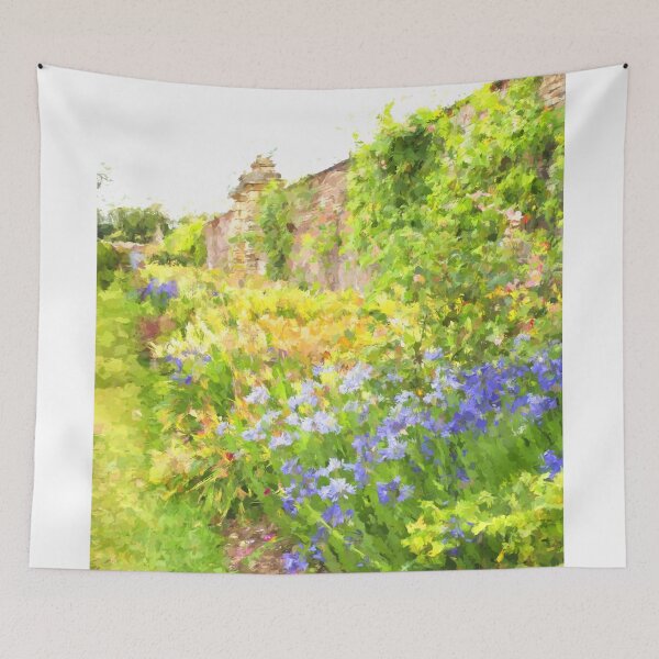 Item preview, Border with colorful flowers designed and sold by Photopat.