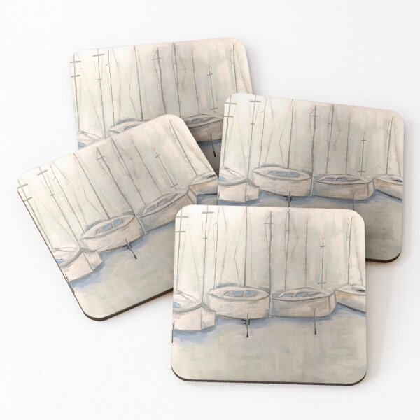 Item preview, Neutral Sailboats  designed and sold by BissyCollective.
