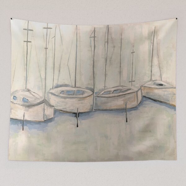 Item preview, Neutral Sailboats  designed and sold by BissyCollective.