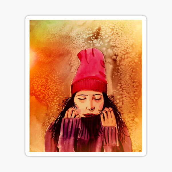 winter sun Sticker