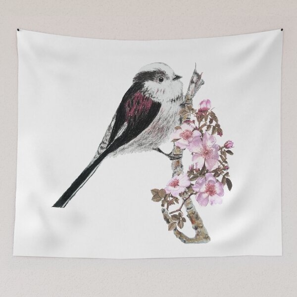 Item preview, Little Bird in the Apple Blossom  designed and sold by wildseadesign.