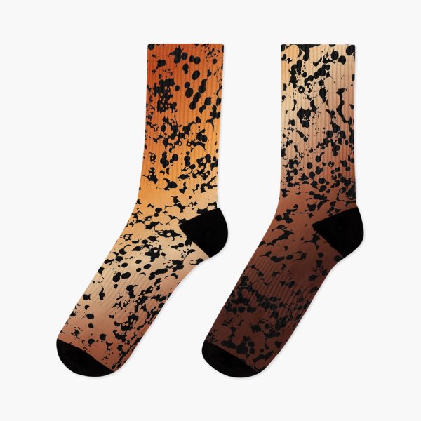 Item preview, Brown, Yellow, Orange, Black, Gradient Halloween Themed Scattered Dots Abstract designed and sold by MixinMadness.