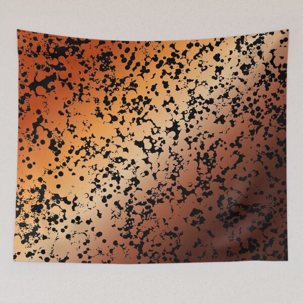 Item preview, Brown, Yellow, Orange, Black, Gradient Halloween Themed Scattered Dots Abstract designed and sold by MixinMadness.