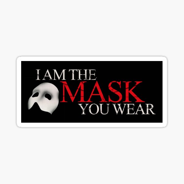 Phantom Maske Sticker