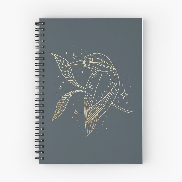 Item preview, Kingfisher Illustration Gold  designed and sold by pinapurri.
