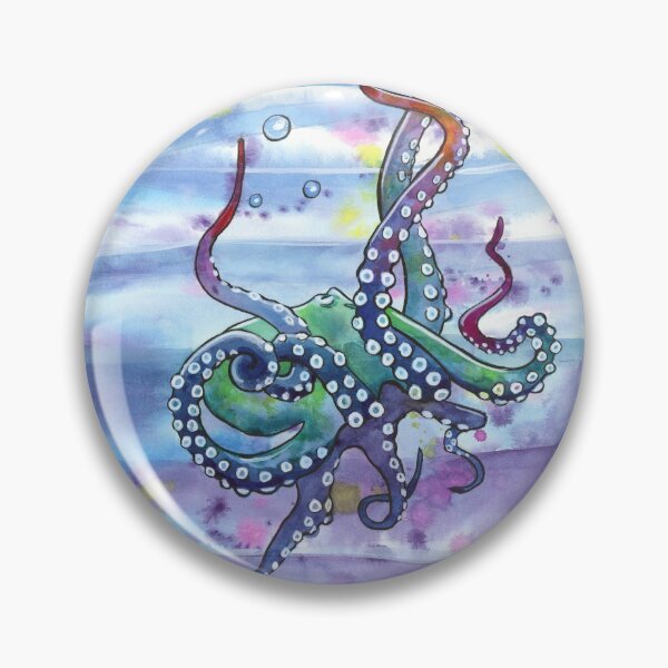 Item preview, Bath Time Octopus designed and sold by SamNagelArt.