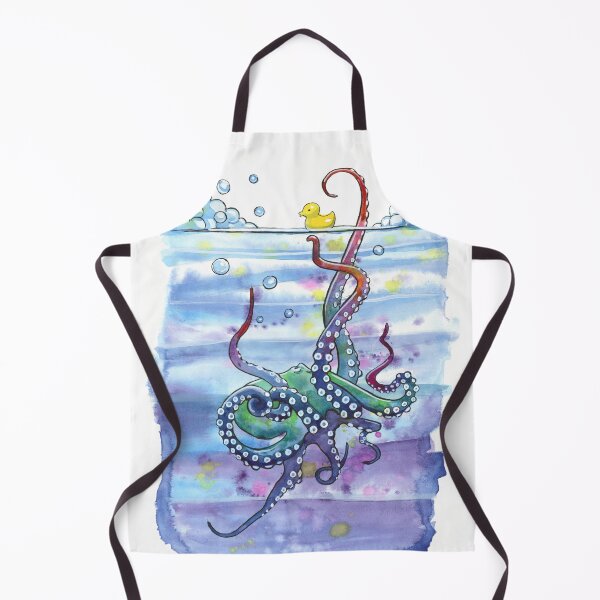 Item preview, Bath Time Octopus designed and sold by SamNagelArt.