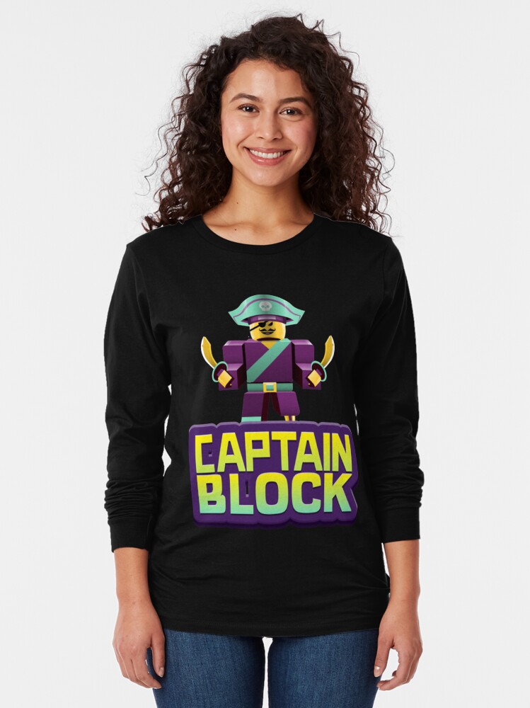 Captain Block Roblox T Shirt By Ludivinedupont Redbubble - capn oof roblox