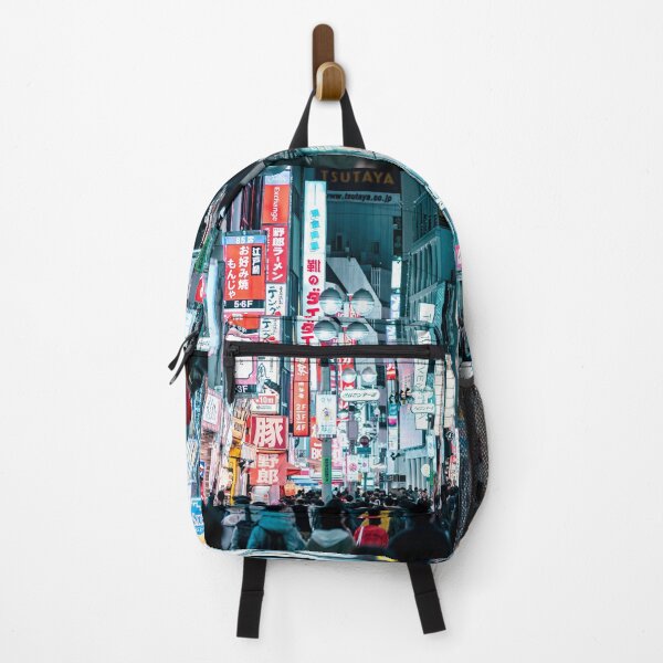 Item preview, Neon lights in the street of Tokyo, Japan. Futuristic vaporvawe cyberpunk glowing lights of Shibuya. Welcome to the future. designed and sold by 2AcesDesign.