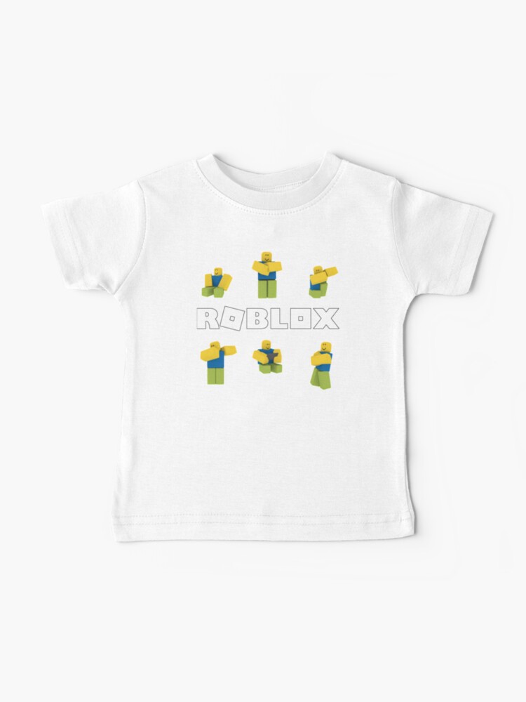 Roblox Noob Roblox Baby T Shirt By Ludivinedupont Redbubble - roblox noob kids t shirt by nice tees redbubble