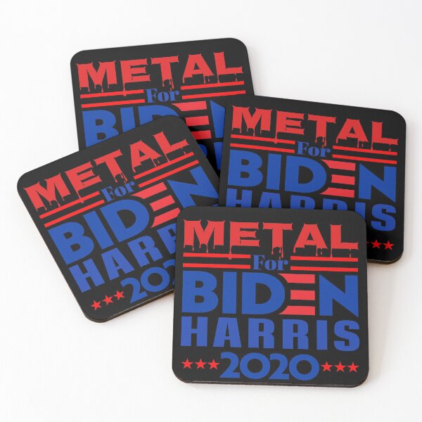 Item preview, Metal for Biden Harris 2020 designed and sold by Feline Rockstars.