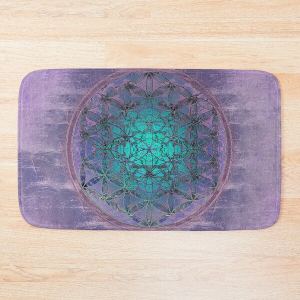 Item preview, flower of life purple aqua designed and sold by filippobassano.